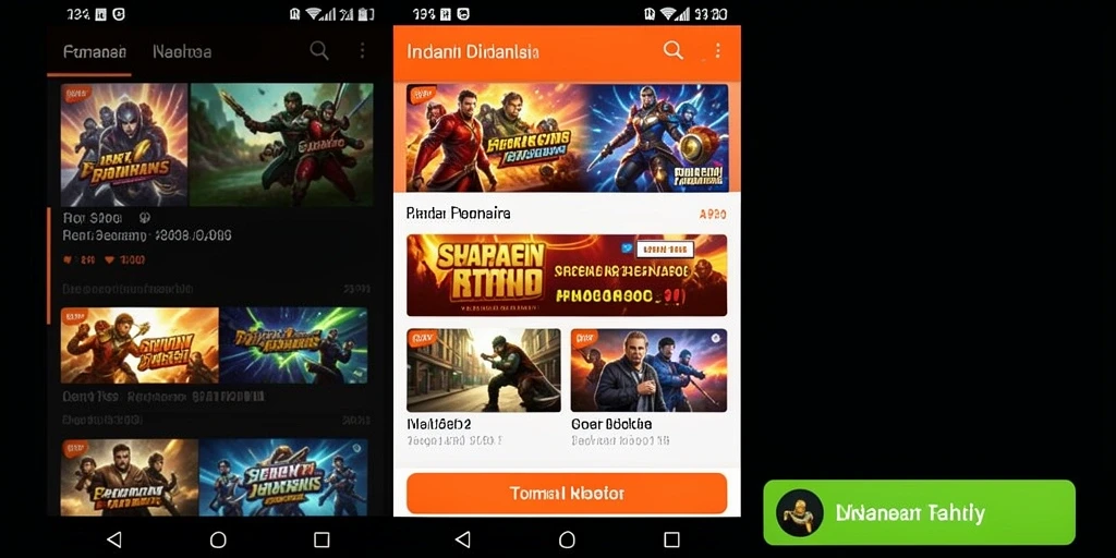 Beragam pilihan permainan yang selalu diperbarui.