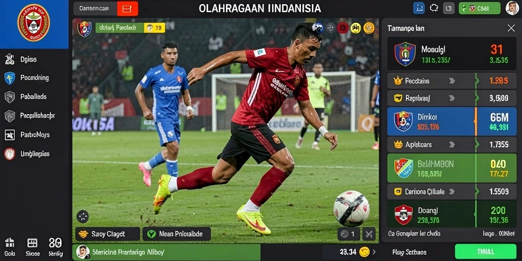 Tampilan grafik statistik yang interaktif dan informatif.