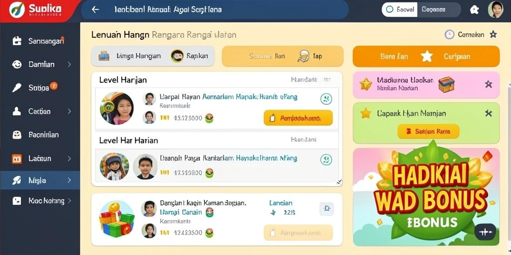 Mode permainan yang beragam untuk semua level.