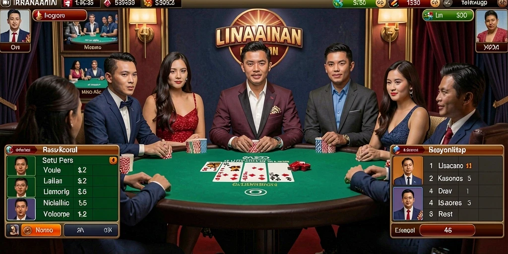 Tampilan level yang menantang dan mendebarkan.