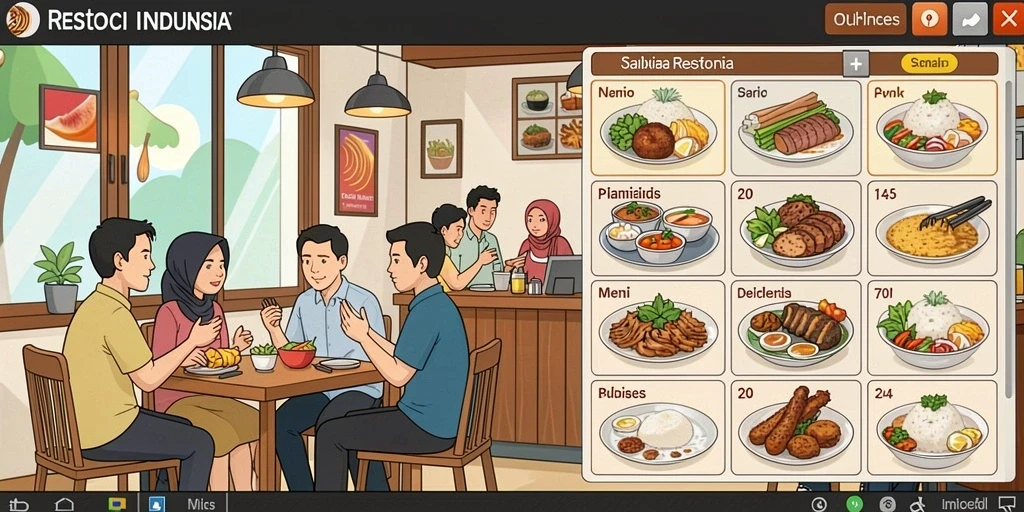 Screenshot memperlihatkan grafis yang menawan dari dunia RK55.